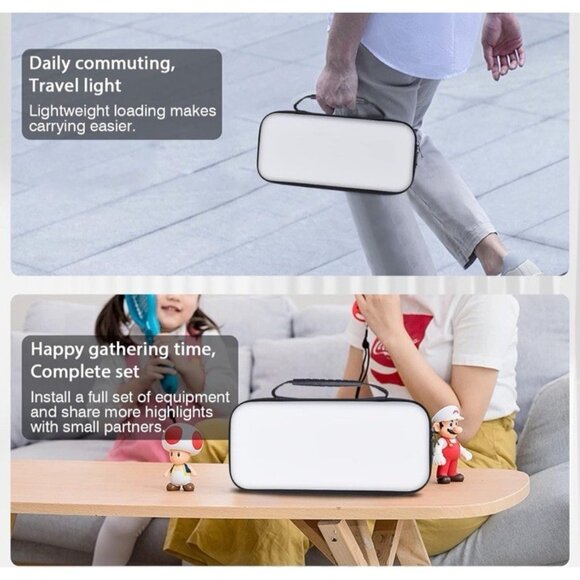 Carrying Case Compatible with Switch/Switch OLED Model Shockproof Hard Shell NEW - Picture 3 of 5